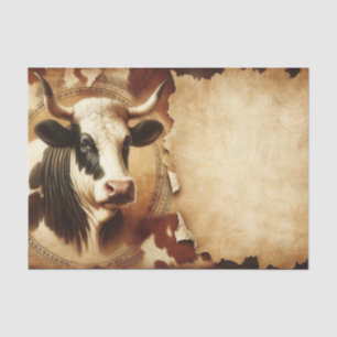 Papier Mousseline Papier de tissus Holstein Bull 1