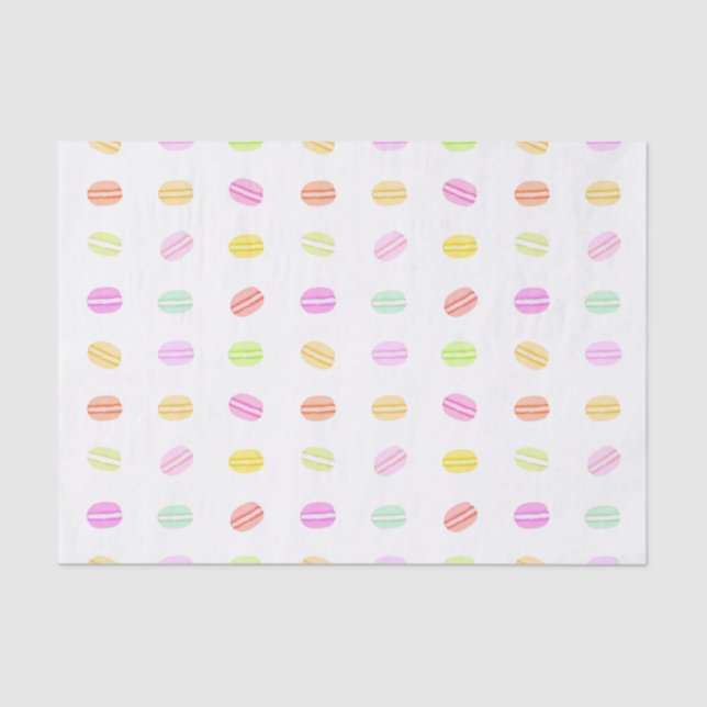 Papier Mousseline Papier de tissus Macaron (Recto)