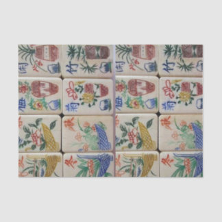 Papier Mousseline Papier de tissus Mahjong