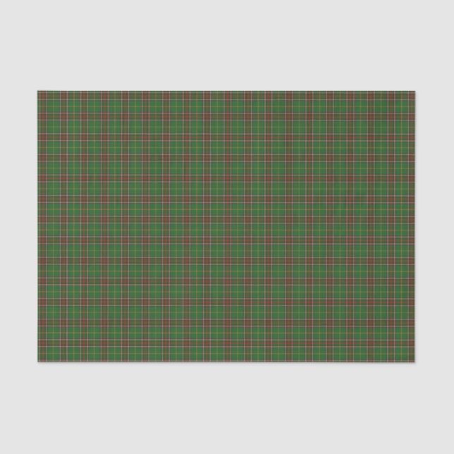 Papier Mousseline Papier de tissus Noël tartan de Terre-Neuve (Recto)
