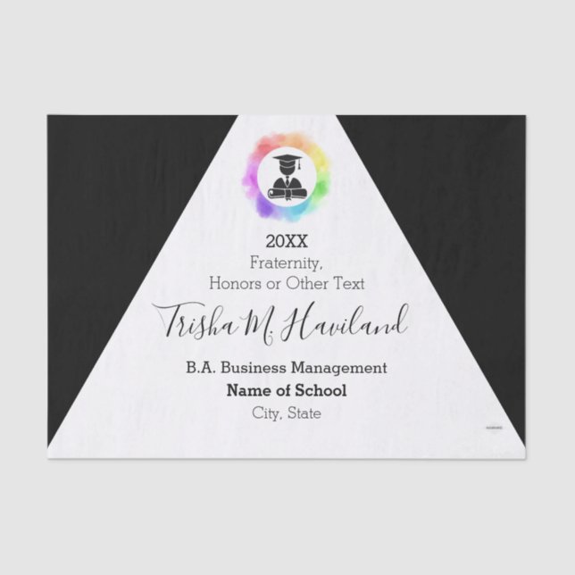 Papier Mousseline Papier de tissus noir et blanc HAMbyWG (Recto)