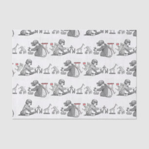 Papier Mousseline Papier de tissus pour enfants et jouets vintages