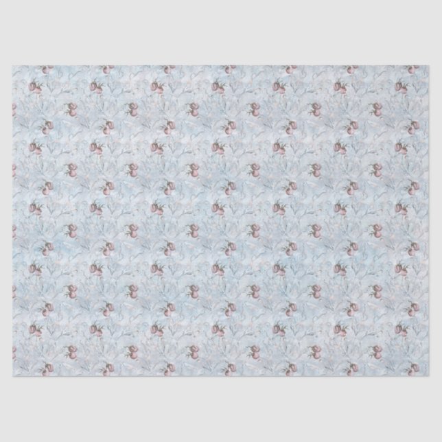 Papier Mousseline Papier de tissus pour les baies d'hiver (Recto)