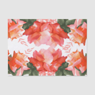 Papier Mousseline Papier de tissus Rose rose de corail