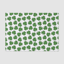 Papier de tissus Shamrock texturé