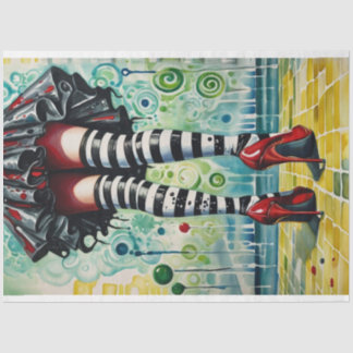 Papier Mousseline Papier Découpage de sorcière moderne et chic