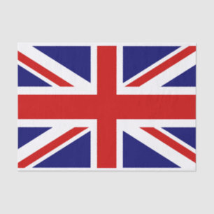 Papier Mousseline Papier d'emballage cadeau drapeau de l'Union Jack