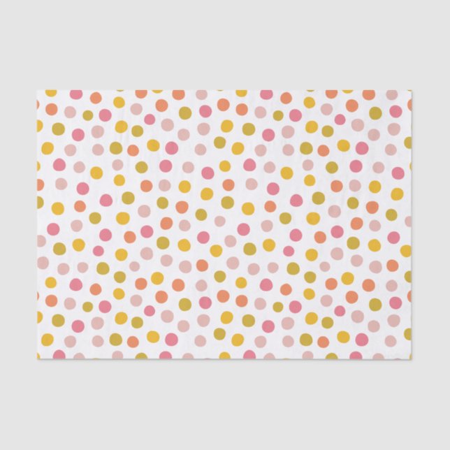 Papier Mousseline Papier d'emballage cadeau pour bébé fille (Recto)