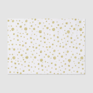 Papier Mousseline Papier d'enveloppement de Parties scintillant Gold