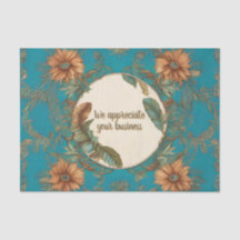 Papier d'enveloppement de tissus de plumes personn