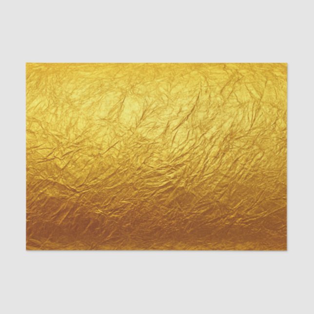 Papier Mousseline PAPIER D'OR PURE Motif + votre texte / photo (Recto)
