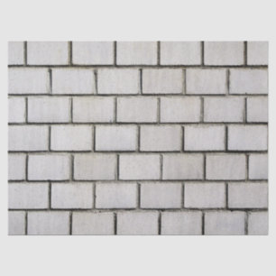 Papier Mousseline papier en brique blanche