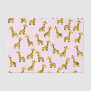 Papier Mousseline Papier en tissu de la Girafe Cute