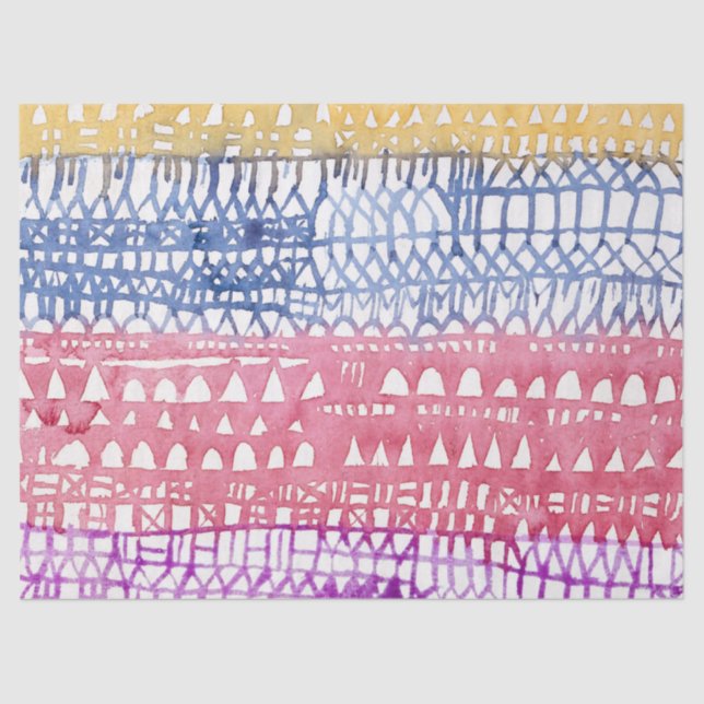 PAPIER MOUSSELINE PAPIER EN TISSU : PAUL KLEE (Recto)