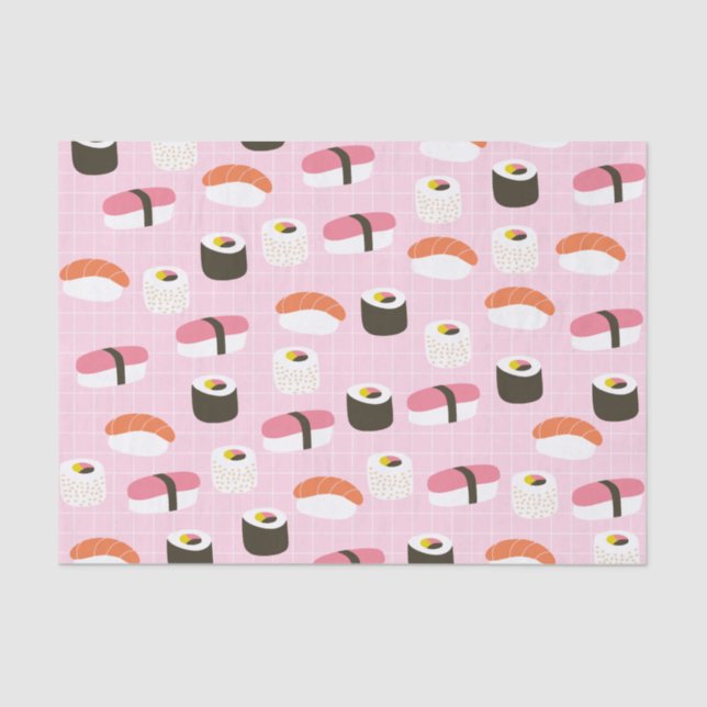 Papier Mousseline Papier en tissu sushi mou (Recto)