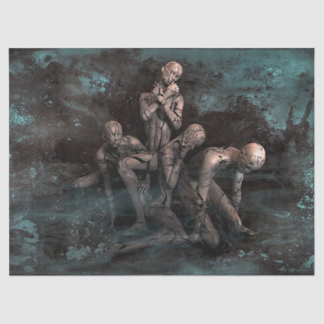 Papier Mousseline papier mort vivant (Recto)