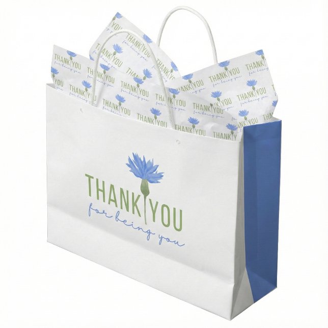 Papier Mousseline Papier mouchoir Merci d'être toi (Show your gratitude with this, "Thank you for being you" tissue paper! Matching gift bag available.)