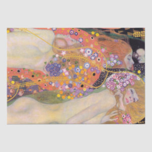 PAPIER MOUSSELINE PAPIER MOUSSELINE: GUSTAV KLIMT : SERPENTS D'EAU I