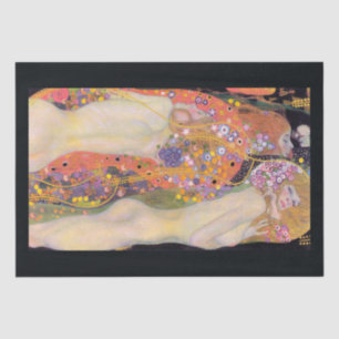 PAPIER MOUSSELINE PAPIER MOUSSELINE: GUSTAV KLIMT : SERPENTS D'EAU I