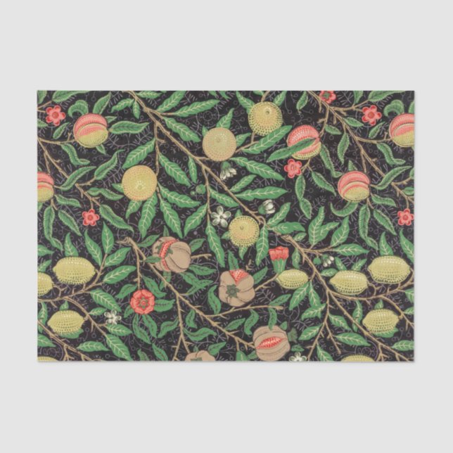 PAPIER MOUSSELINE PAPIER MOUSSELINE: WILLIAM MORRIS : POMEGRANATE (Recto)