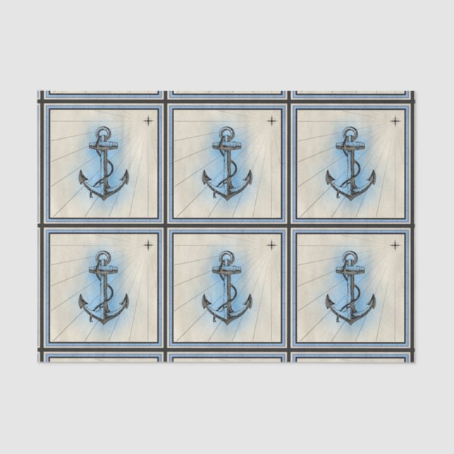 Papier Mousseline papier moustiquaire marin (Recto)