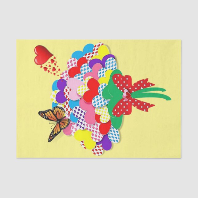 Papier Mousseline Papier papier papier à papier papillon (Recto)