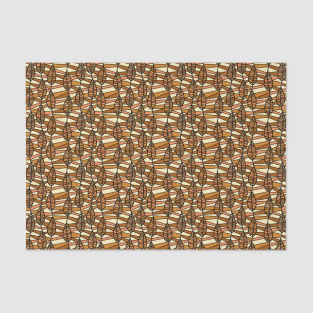 Papier Mousseline Papier papier papier retro automne (Recto)