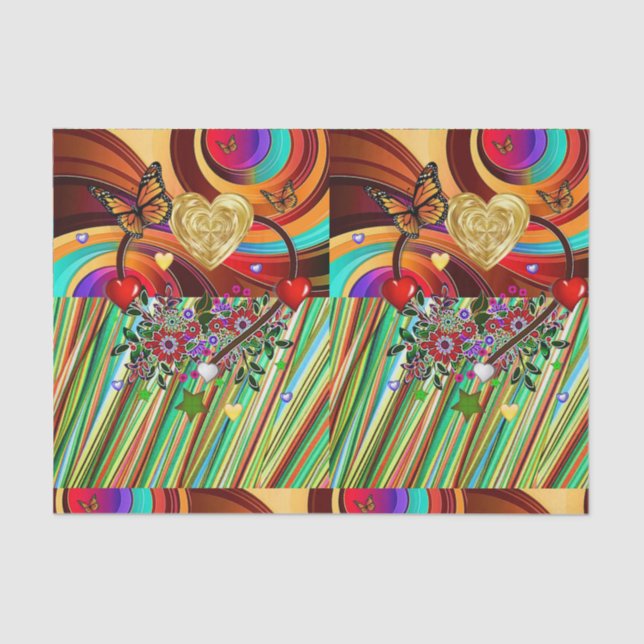 Papier Mousseline Papier papier sur la Saint-Valentin (Recto)