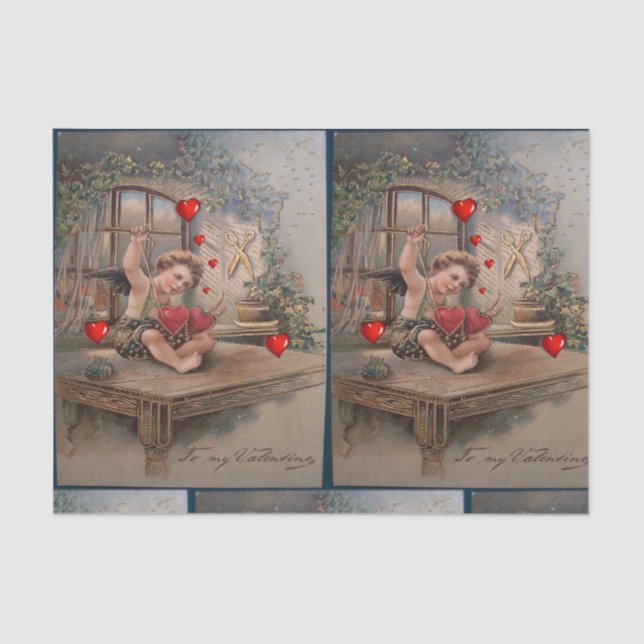 Papier Mousseline Papier papier sur la Saint-Valentin (Recto)