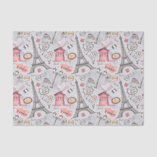 Papier Mousseline Papier Paris (Recto)