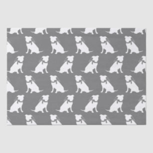 Papier Mousseline Papier Pitbulle Pitbulle Pit Bull Chien Chien Chie