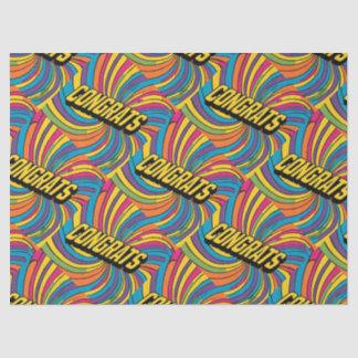 Papier Mousseline Papier Super "Félicitations"