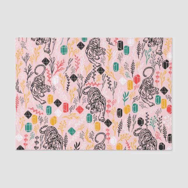 Papier Mousseline Papier Tigre Cute (Recto)