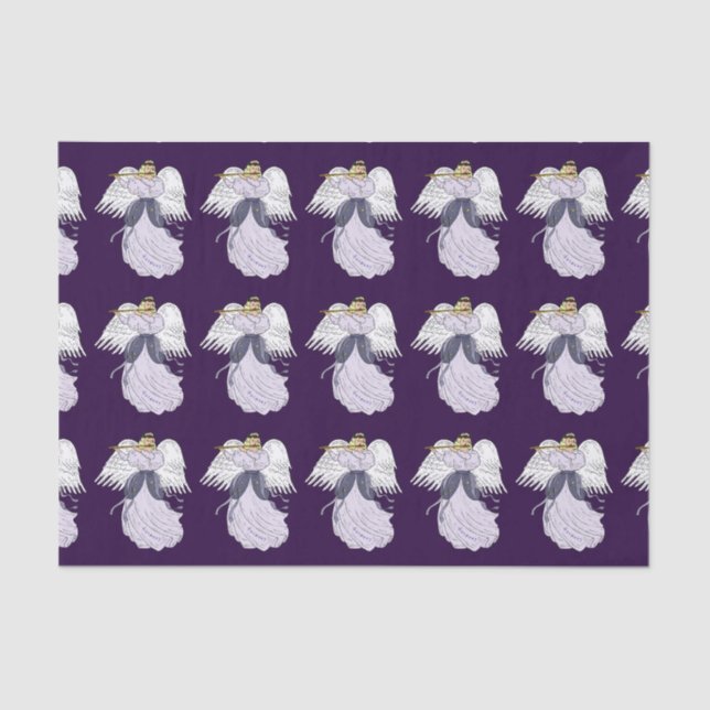 Papier Mousseline Papier Tissu Angel De L'Harmonie (Recto)