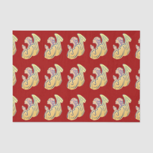 Papier Mousseline Papier Tissu Angel of Hope (Recto)