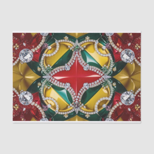 Papier Mousseline Papier Tissu avec design de couleurs Los Angeles (Recto)