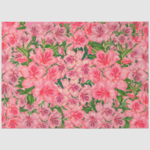 Papier Mousseline Papier Tissu Azalea Pretty Rose
