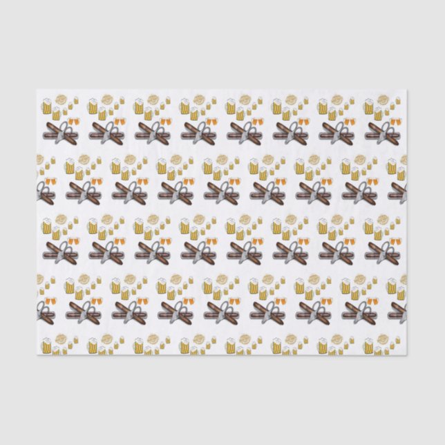 Papier Mousseline Papier Tissu Bière (Recto)