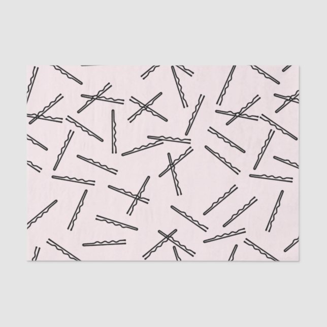 Papier Mousseline Papier Tissu Bobby Pins (Recto)
