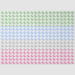 Papier Mousseline Papier Tissu Bunny Pastel de Pâques