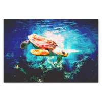 Cadeau personnalisé de coussin de tortue de mer conception de nom
