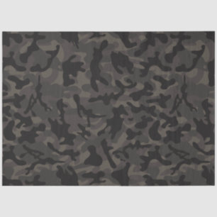 Papier Mousseline Papier Tissu Camouflage Nocturne