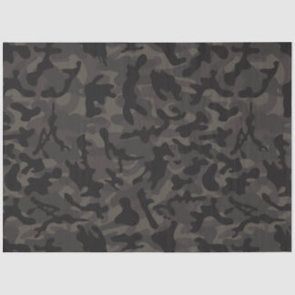 Papier Mousseline Papier Tissu Camouflage Nocturne