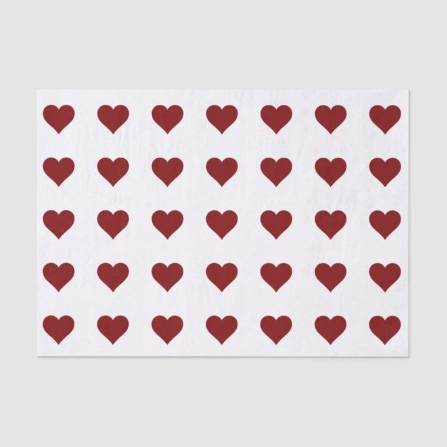 Papier Mousseline Papier Tissu CARDIAQUE ROUGE (Recto)