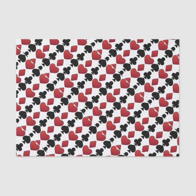 Papier Mousseline Papier Tissu Casino (Recto)