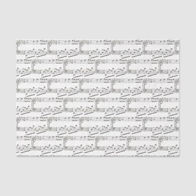 Papier Mousseline Papier Tissu Chopin vintage (Recto)
