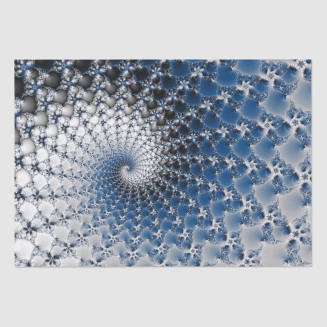 Papier Mousseline papier tissu ciel et nuages (Recto)