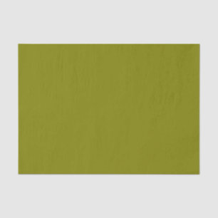 Papier Mousseline Papier Tissu couleur solide vert olive