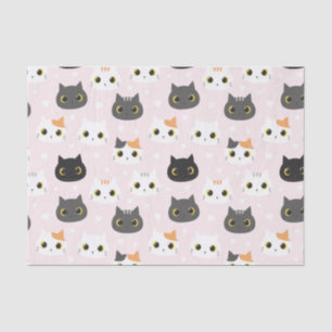 Papier Mousseline Papier Tissu Cute Cats