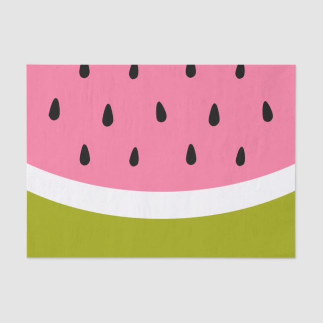 Papier Mousseline Papier Tissu Cute Watermelon (Recto)